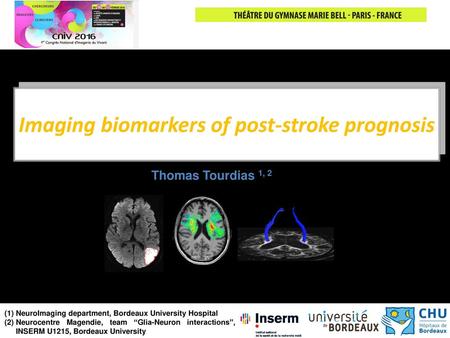 Imaging biomarkers of post-stroke prognosis