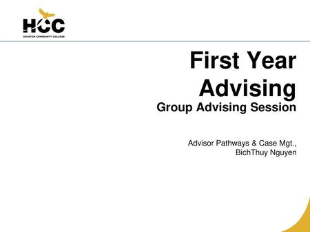 Group Advising Session