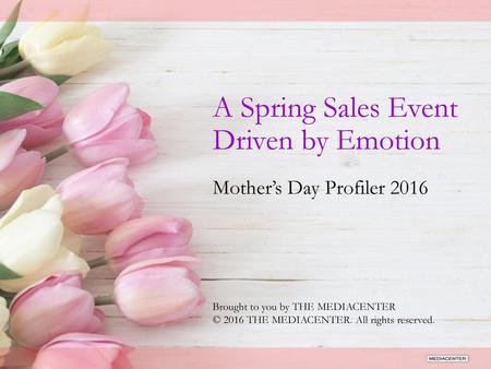 A Spring Sales Event Driven by Emotion