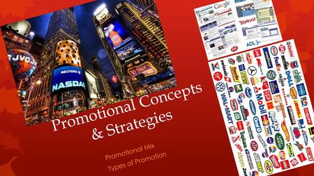 Promotional Concepts & Strategies