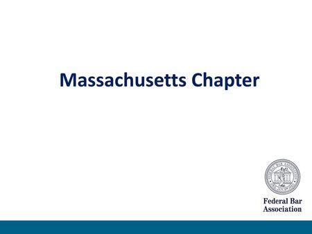 Massachusetts Chapter