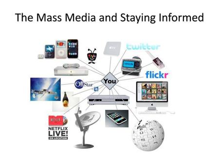 The Mass Media and Staying Informed
