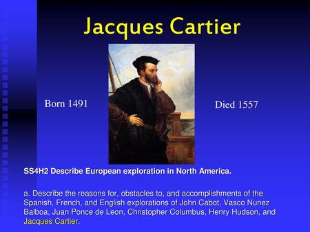 jacques cartier major accomplishments