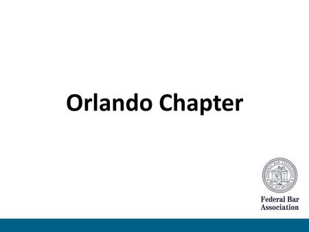 Orlando Chapter.