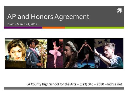 AP and Honors Agreement