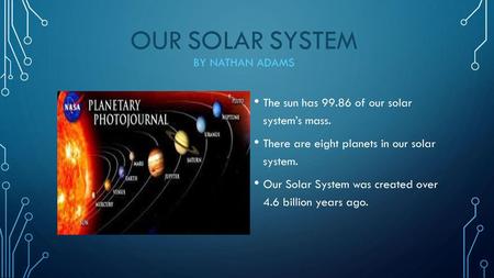 Our Solar System by NATHAN ADAMS