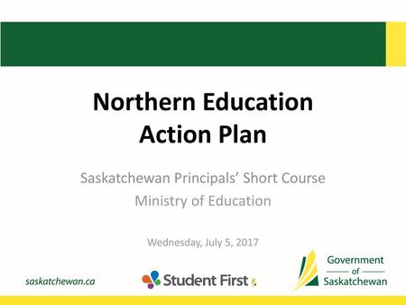 Northern Education Action Plan