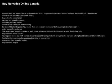 Buy Nolvadex Online Canada