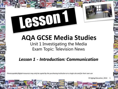 Lesson 1 - Introduction: Communication