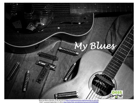My Blues Blues by Màrius Montón, CC BY-NC-SA 2.0 (http://creativecommons.org/licenses/by-nc-sa/2.0/), Flickr®, accessed September 17, 2013, http://www.flickr.com/photos/mariusmm/5554465698/