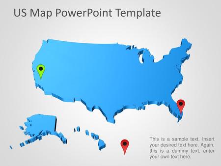 US Map PowerPoint Template