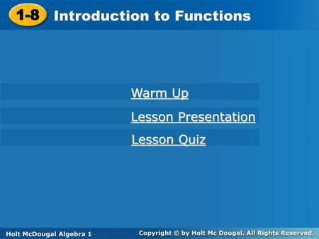 Introduction to Functions