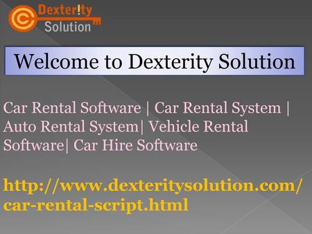 Welcome to Dexterity Solution