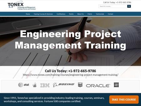 Engineering Project Management Training 
