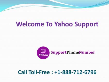 Welcome To Yahoo Support Call Toll-Free :