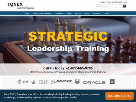 STRATEGIC Leadership Training