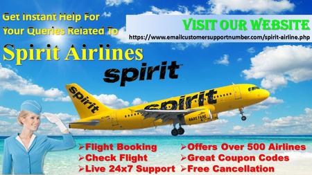 Spirit Airlines Customer Service On Duty|Help And Support For All Queries