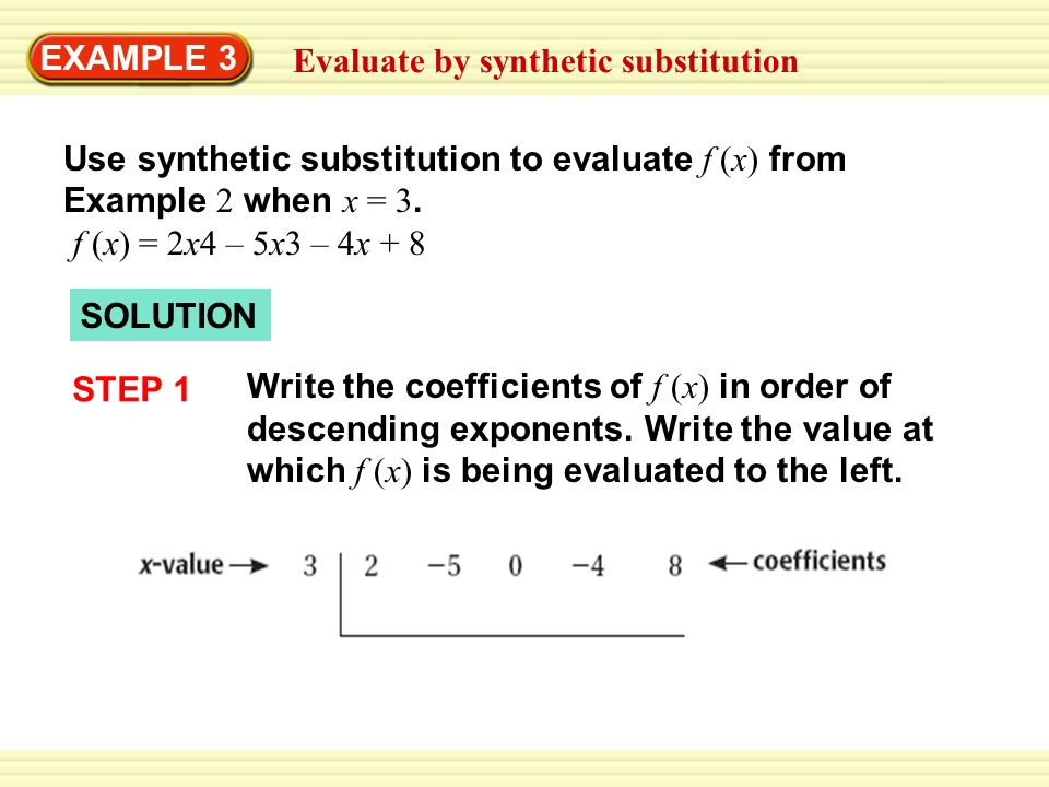 images Evaluating Polynomials Using Synthetic Division 2x4 5x3 4x 8 solution