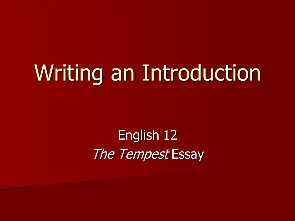 Реферат: The Tempest Essay Research Paper The Tempest 2