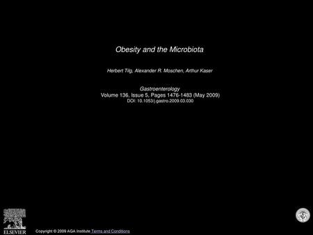 Obesity and the Microbiota