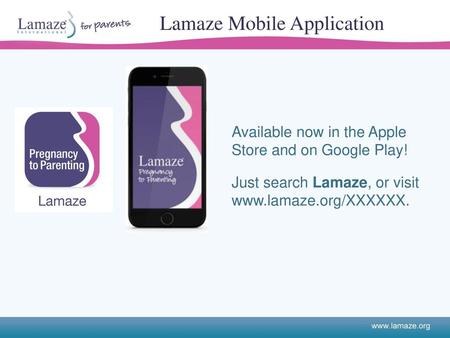 Lamaze Mobile Application