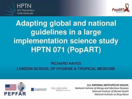 Richard hayes London school of hygiene & Tropical Medicine
