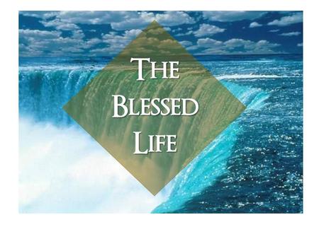 Series : “The Blessed Life” John 12:1-8