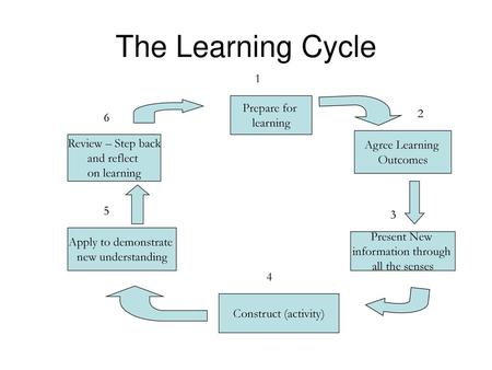 The Learning Cycle 1 Prepare for learning 2 6 Review – Step back