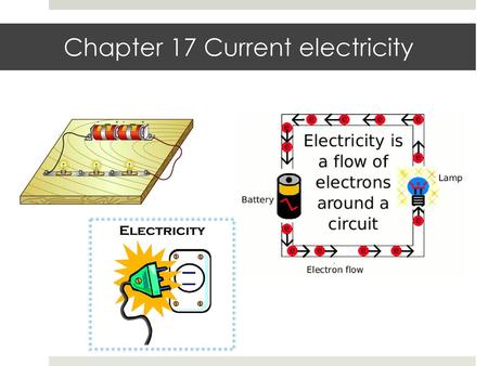 Chapter 17 Current electricity