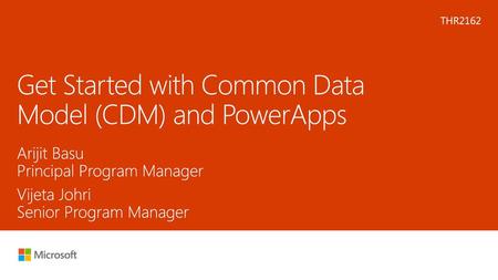 Get Started with Common Data Model (CDM) and PowerApps