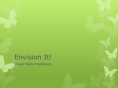 Visual Skills Handbook