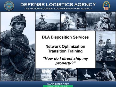 DLA Disposition Services “How do I direct ship my property?”