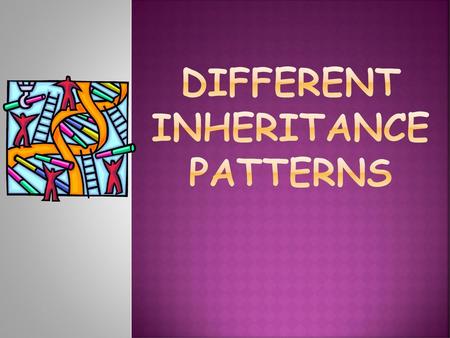 Different inheritance patterns