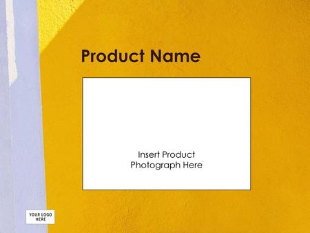 Insert Product Photograph Here
