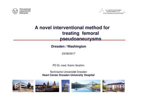 A novel interventional method for treating femoral pseudoaneurysms