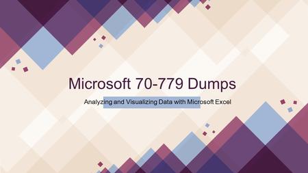 Microsoft 70-779 Real Exam Dumps IT-Dumps