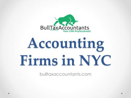 Accounting Firms in NYC bulltaxaccountants.com.