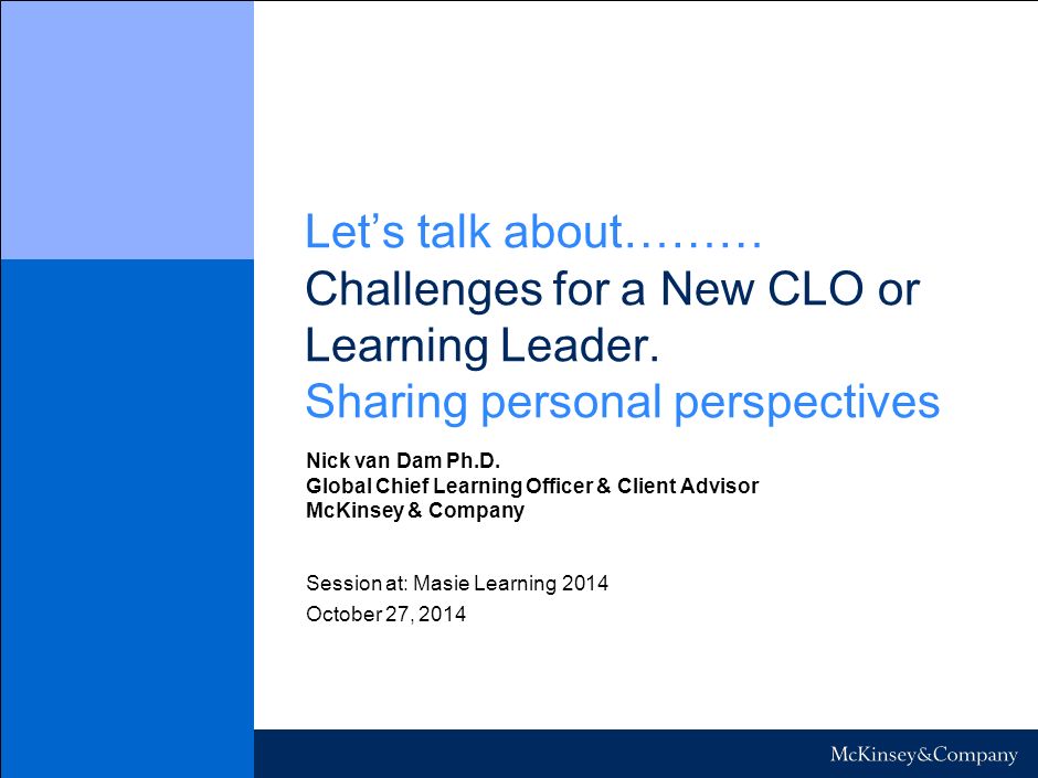 DRAFT Last Modified :10 PM Romance Standard Time Printed Let's about……… Challenges for a New CLO or Learning Leader. Sharing. ppt download