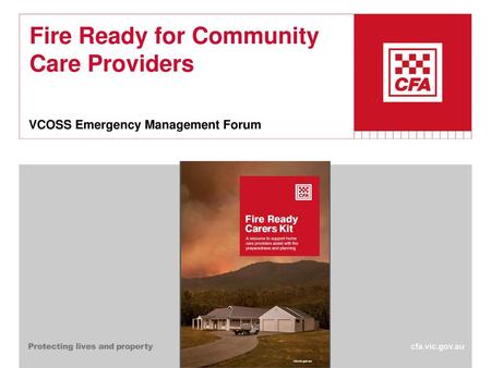 Fire Ready for Community Care Providers