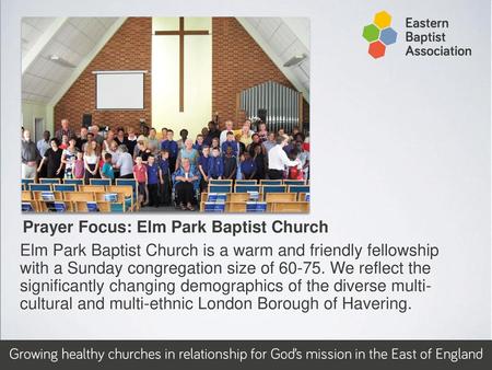 Prayer Focus: Elm Park Baptist Church