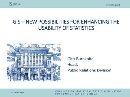 GIS – new possibilities for enhancing the usability of statistics