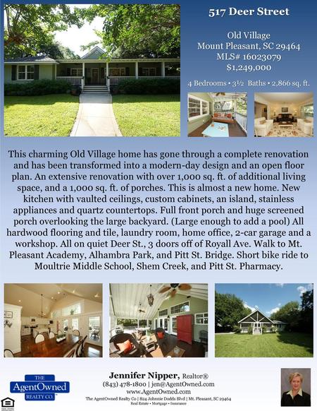 Price Reduced! Open House