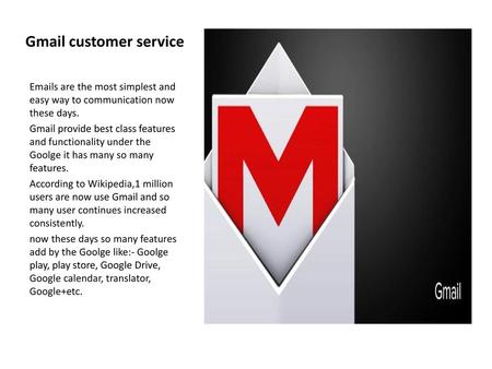 Gmail customer service