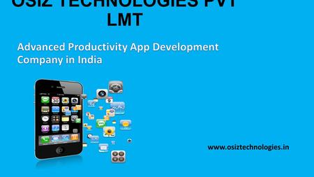 Advanced Productivity App Development Company in India