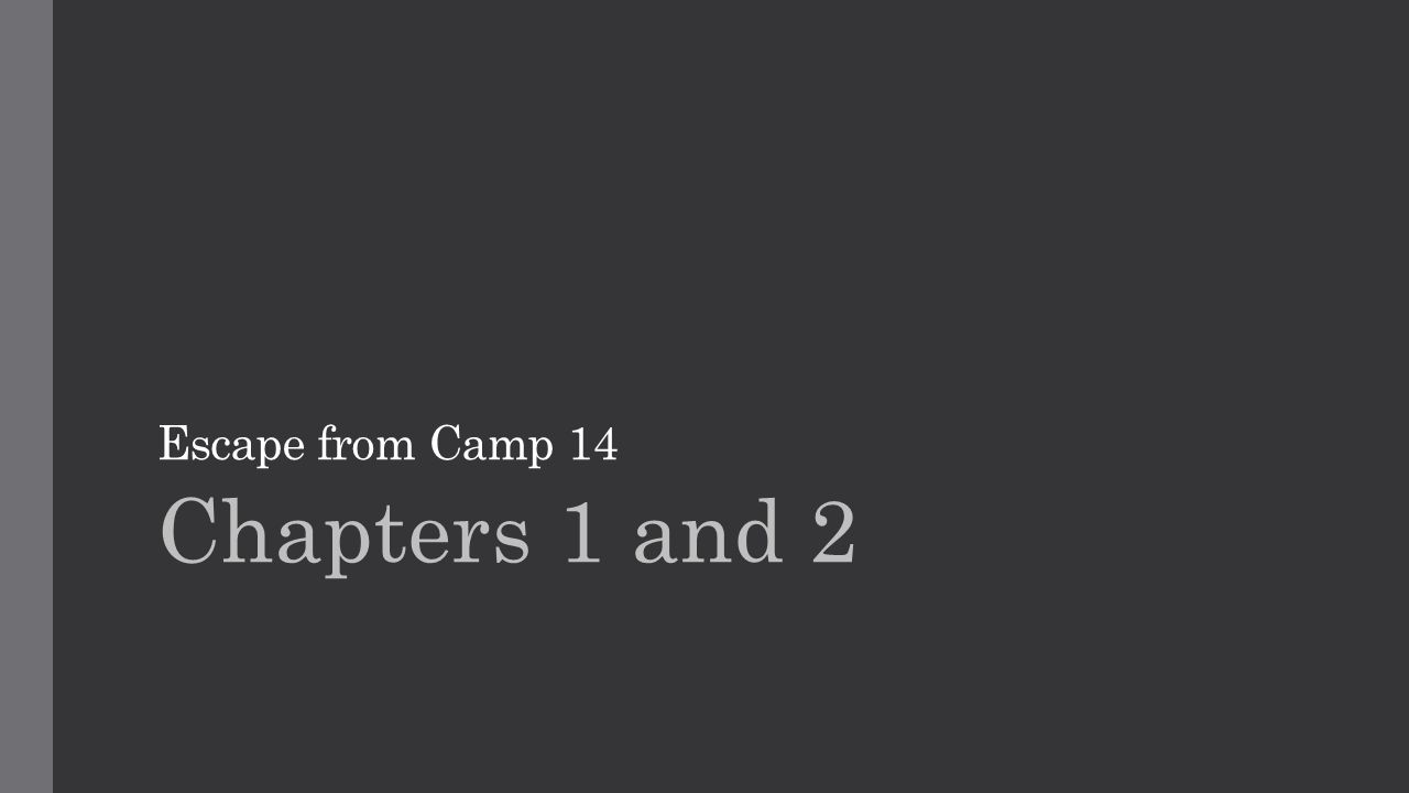 Escape From Camp 14 (Summary) PDF Free Download