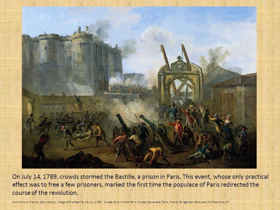 Image result for the bastille prison stormed during the french revolution