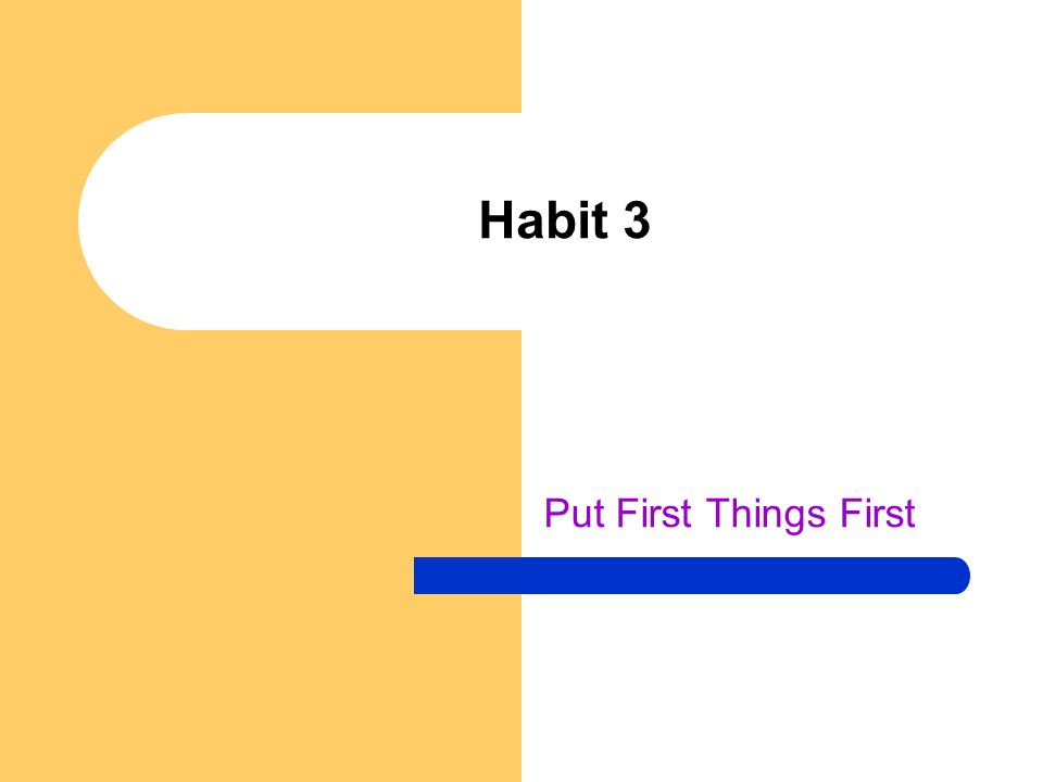 HABIT 3 PUT THINGS FIRST CROSSWORD PUZZLE - WordMint