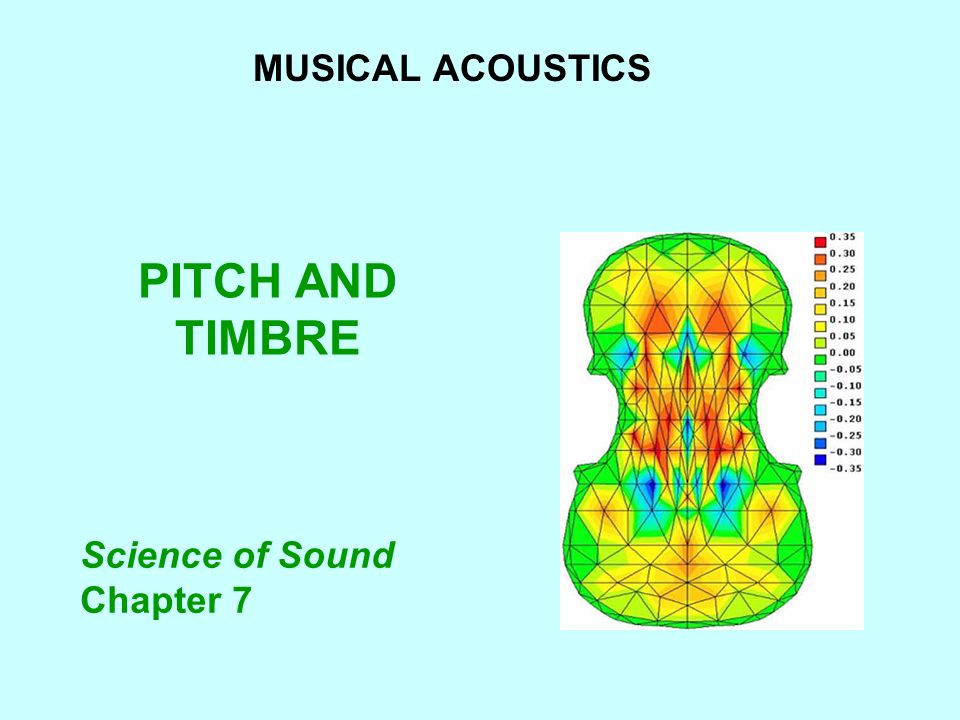 What is Timbre?, Science of Sound