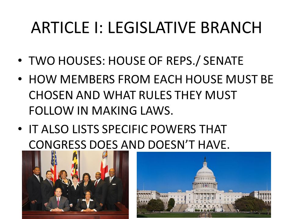 Legislative Members