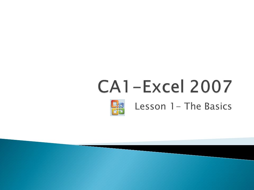 Microsoft Excel Tutorial - Lesson 01: Microsoft Excel Fundamentals